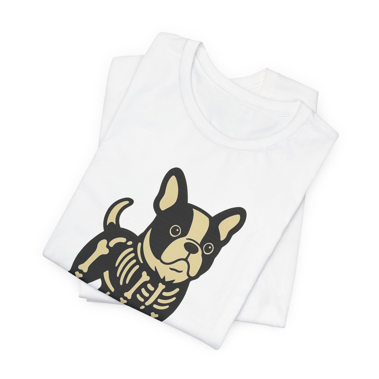 Piebald French Bulldog Stay. Slay. Halloween TShirt