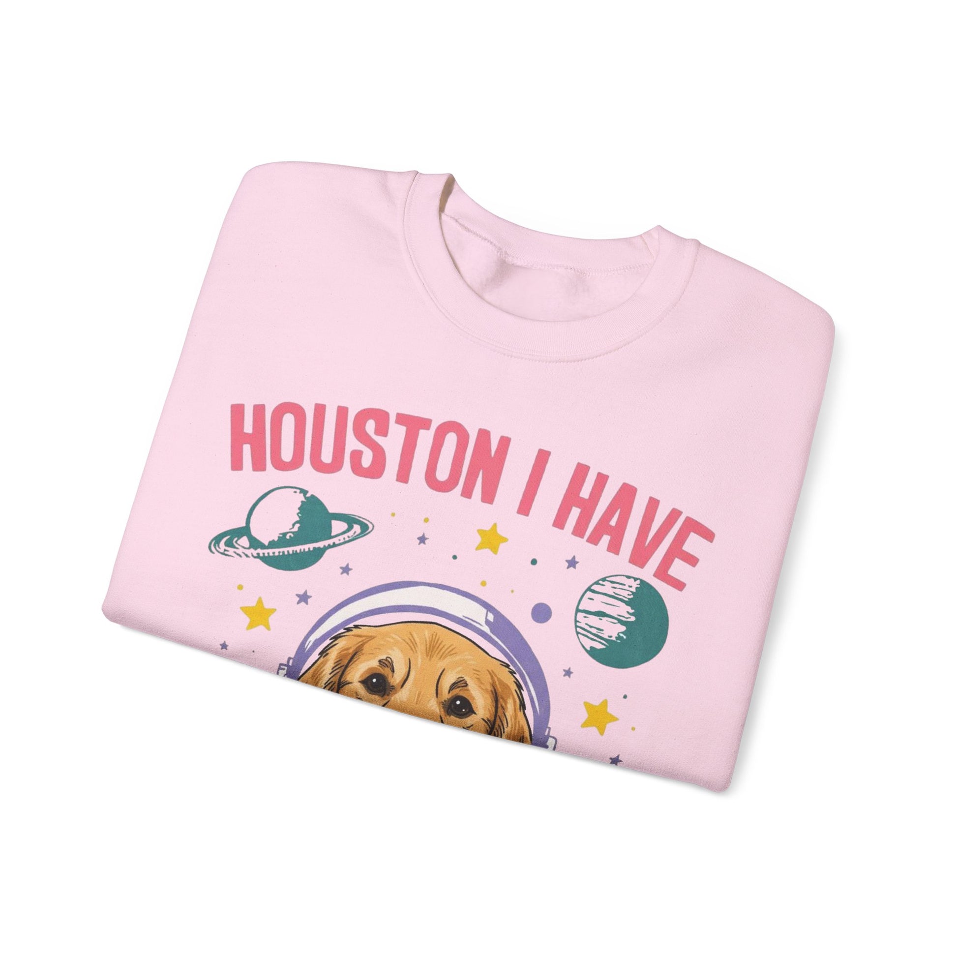 Golden Retriever Houston Space Sweatshirt