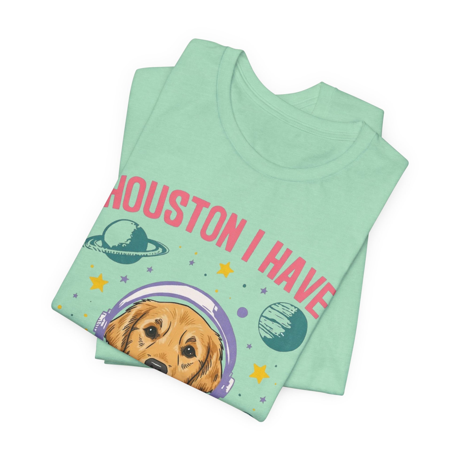 Golden Retriever Houston Space TShirt