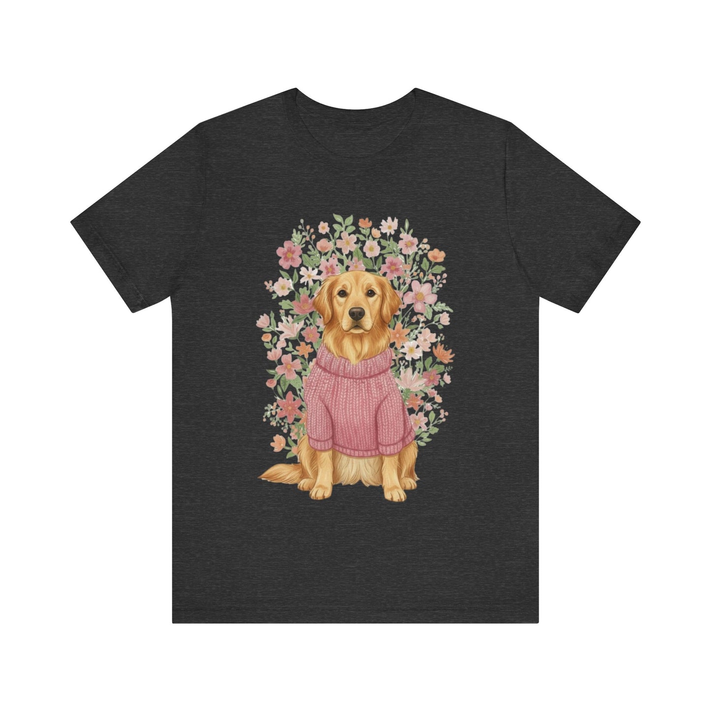 Golden Retriever Bouquet Tshirt