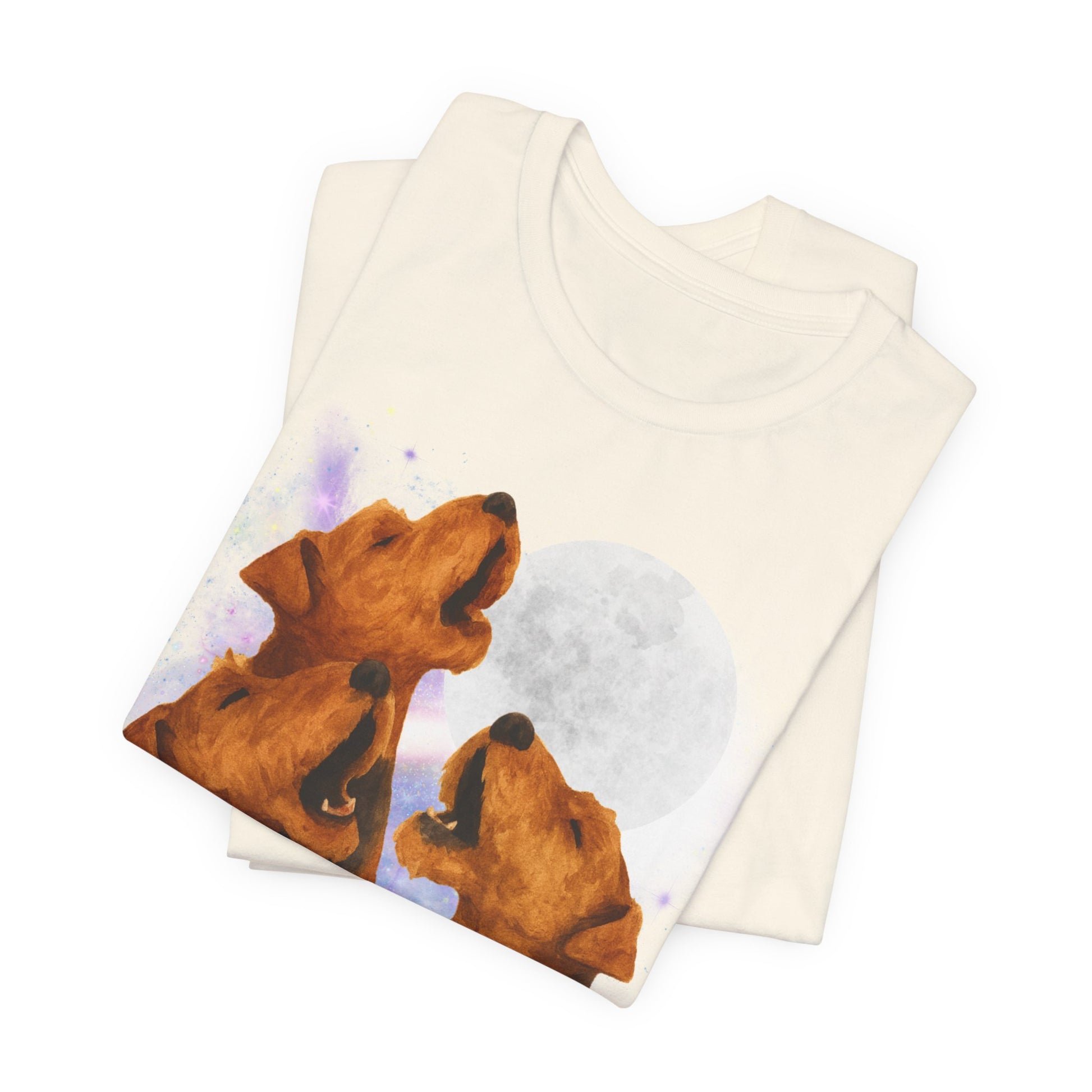 Airedale Terrier Howling TShirt