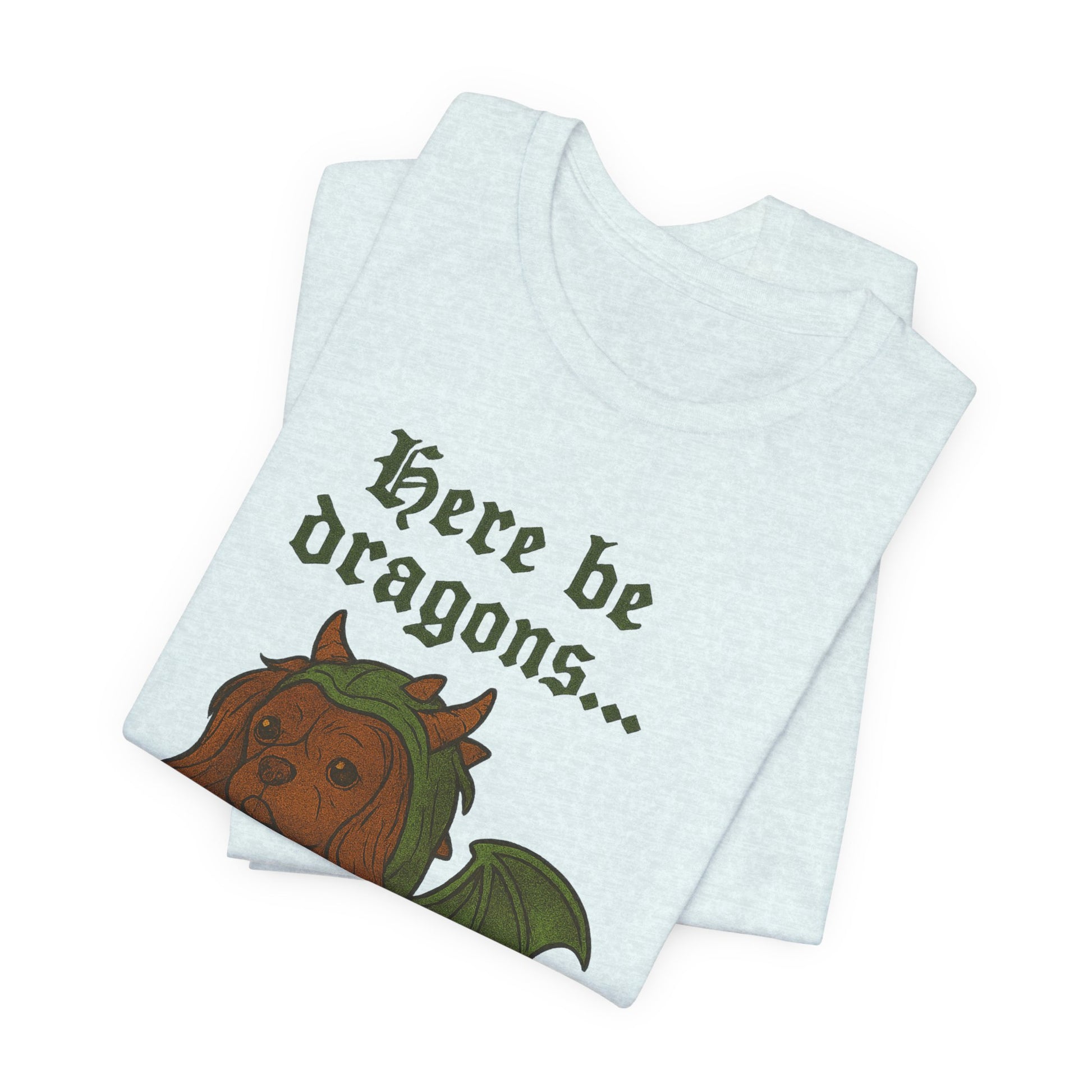 Ruby Cavalier Here Be Dragons TShirt