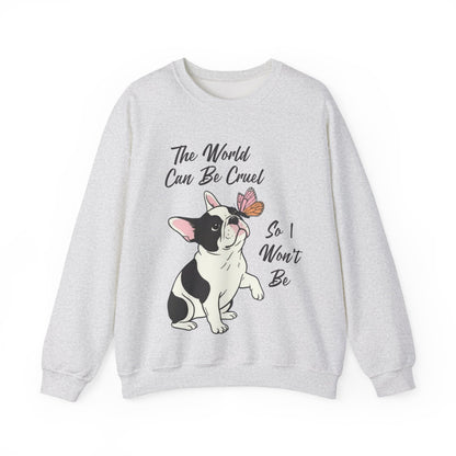 Cruel World Piebald Frenchie Sweatshirt