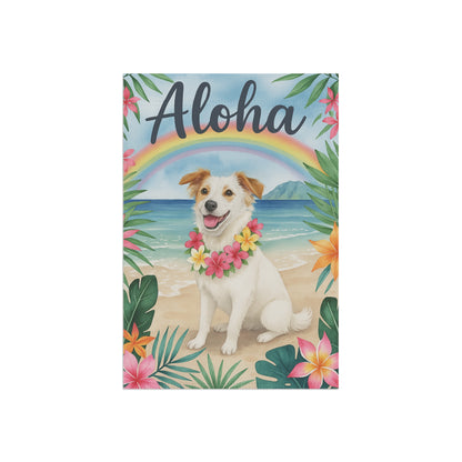 Custom Mutt Hawaii Garden Flag