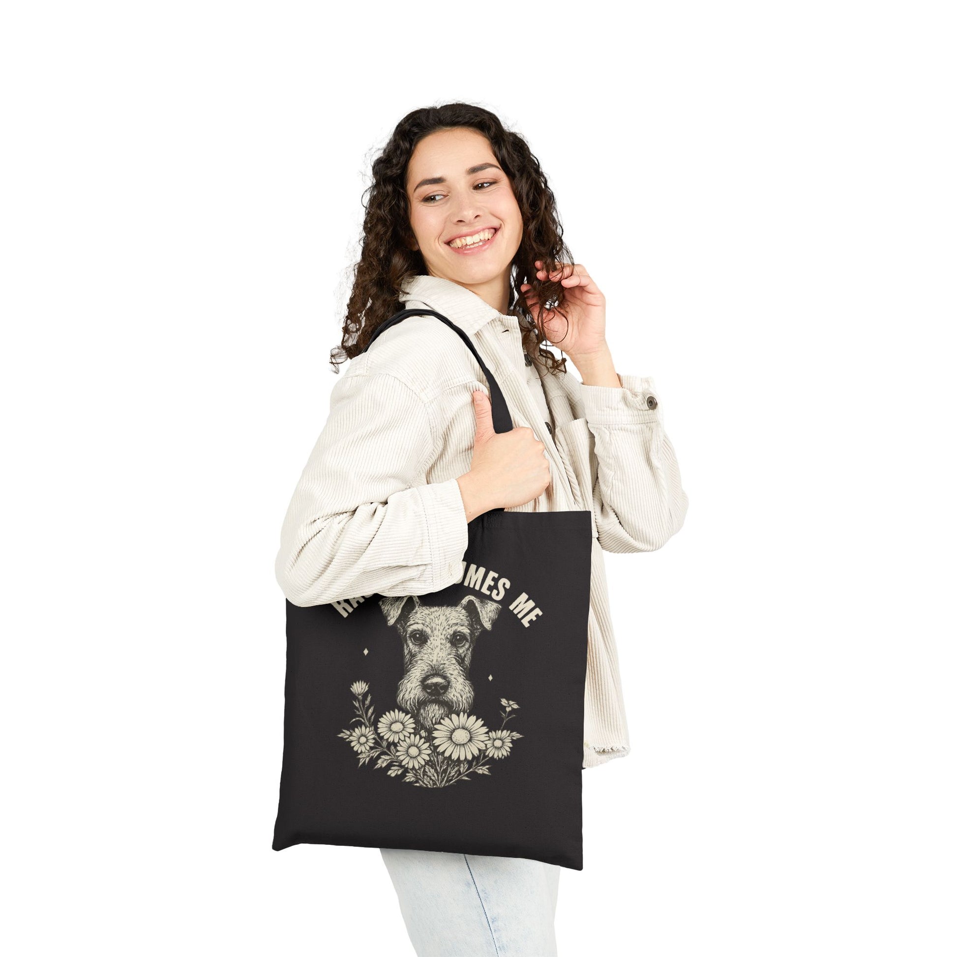 Airedale Terrier Rage Tote Bag
