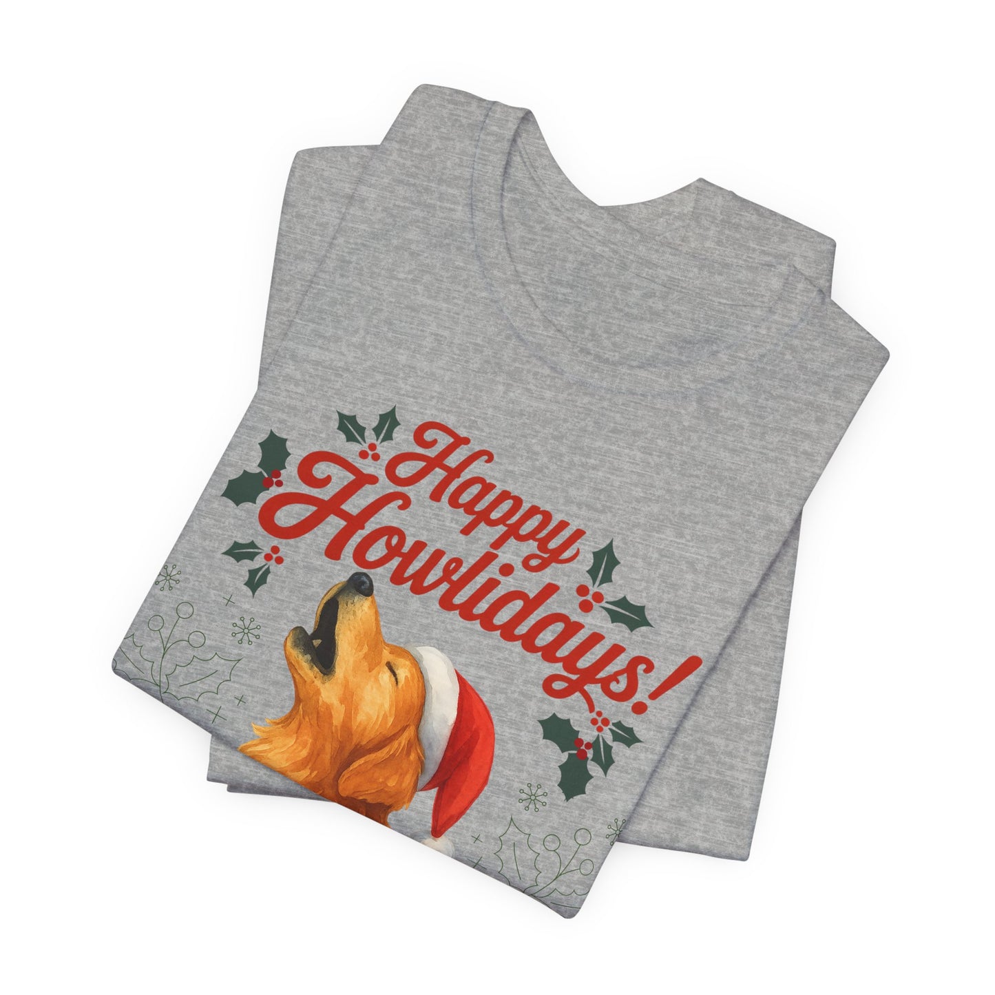 Golden Retriever Happy Howlidays TShirt
