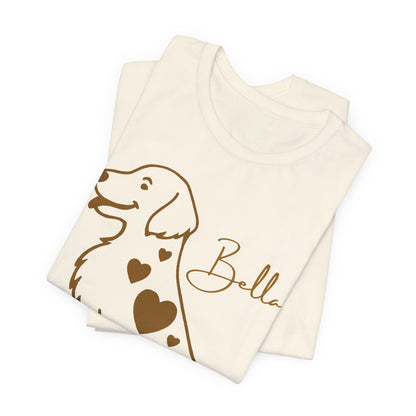 Golden Retriever Heart Dog TShirt