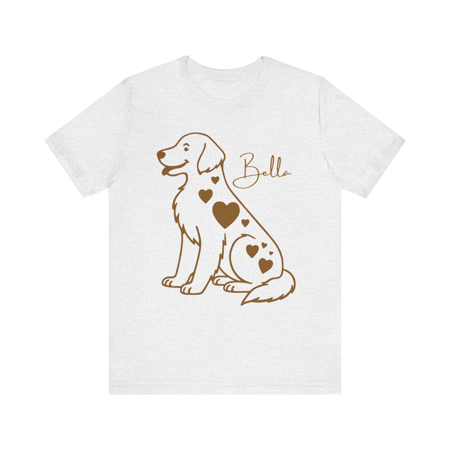 Golden Retriever Heart Dog TShirt