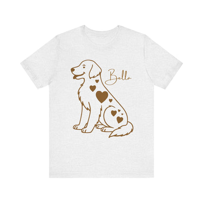Golden Retriever Heart Dog TShirt