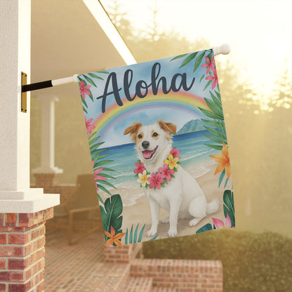 Custom Mutt Hawaii Garden Flag