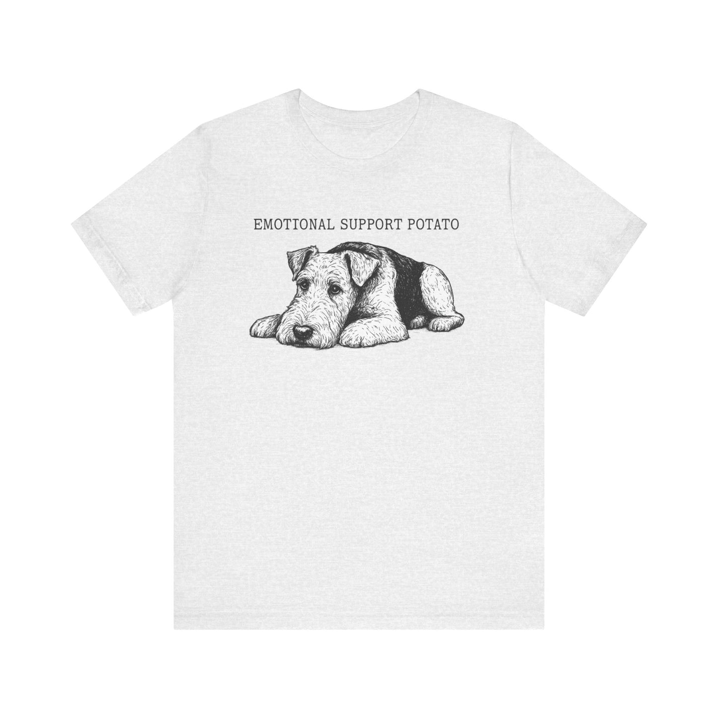 Airedale Terrier Potato Unisex Tshirt