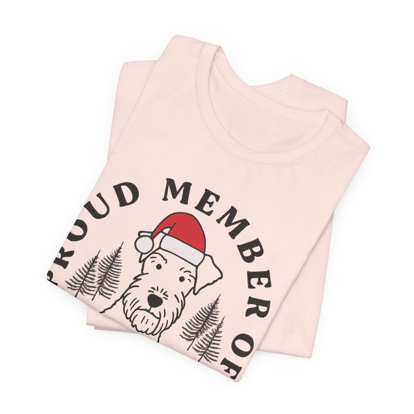 Airedale Terrier Naughty List TShirt