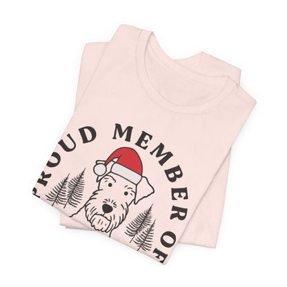 Airedale Terrier Naughty List TShirt