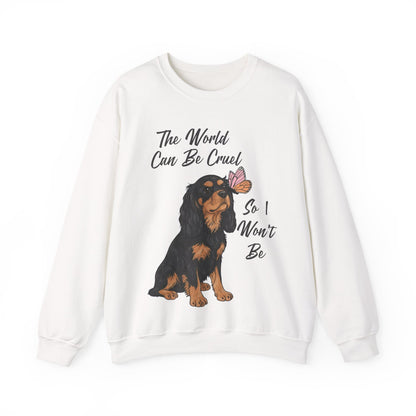 Cruel World Black Tan Cavalier Sweatshirt
