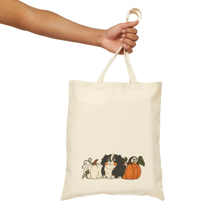 Tricolor Cavalier Pupkin Tote Bag