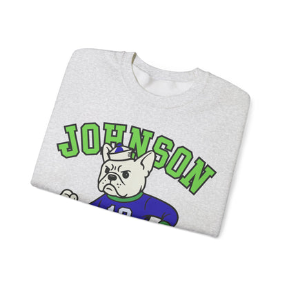 White Frenchie College Mascot Sweatshirt