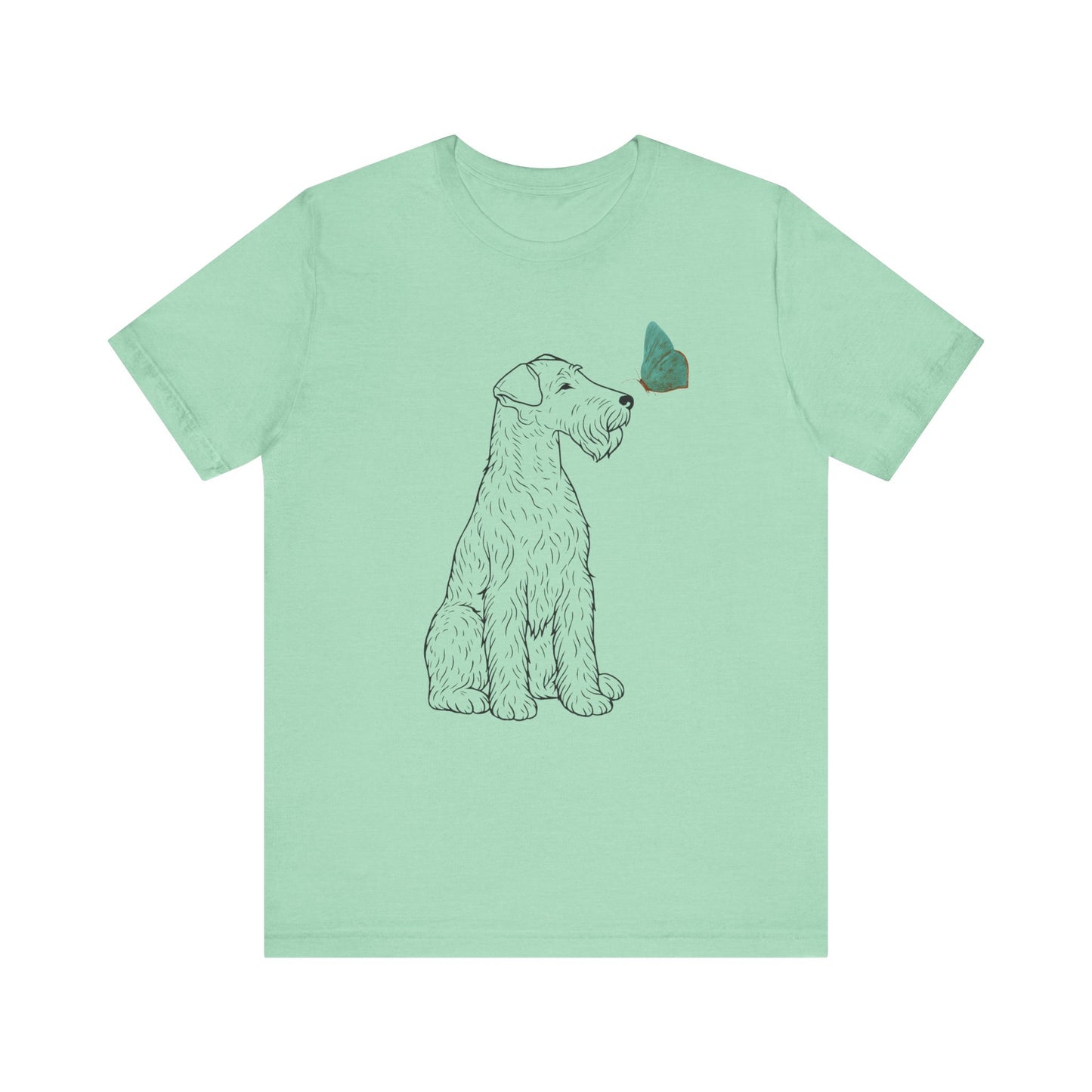 Airedale Terrier Butterfly TShirt
