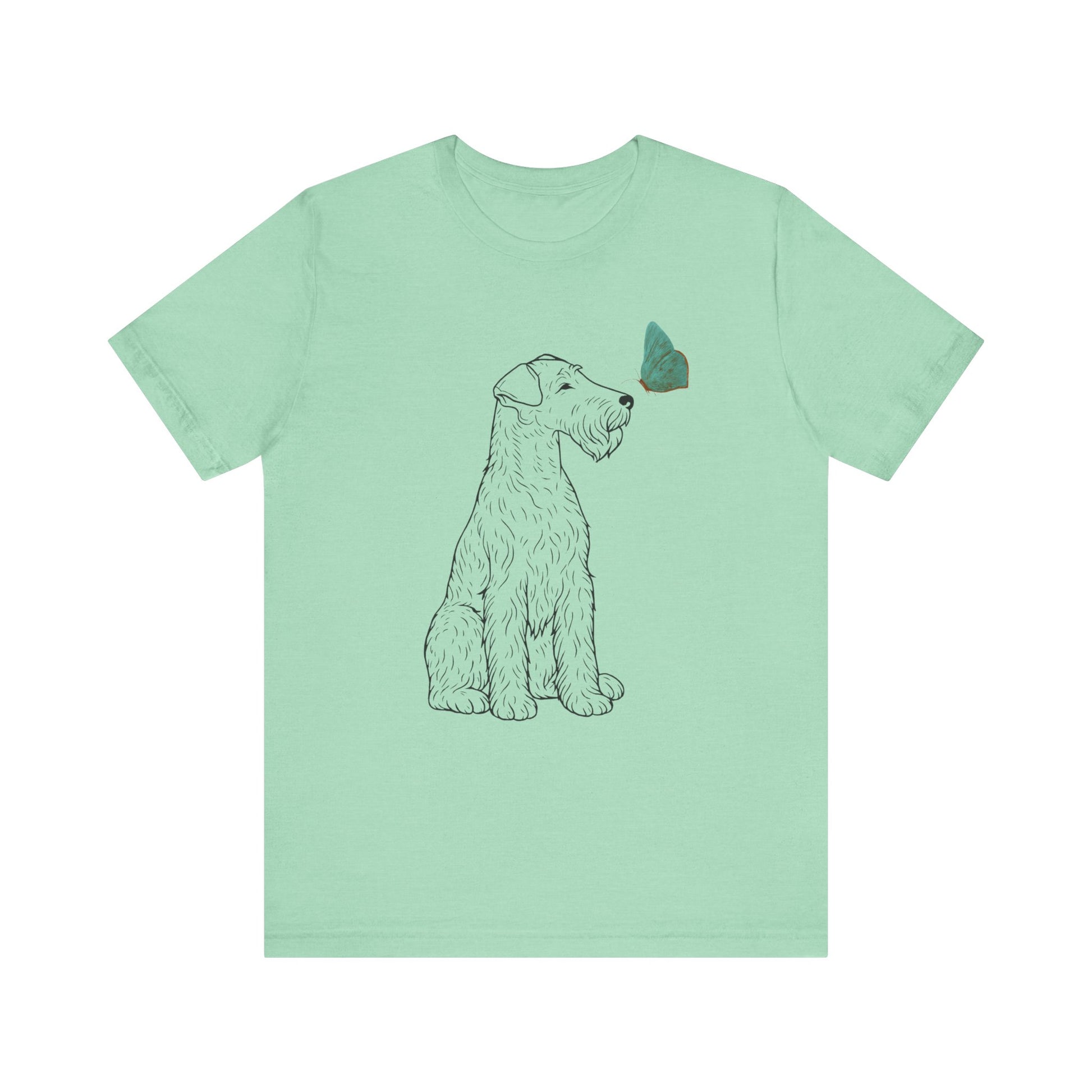Airedale Terrier Butterfly TShirt