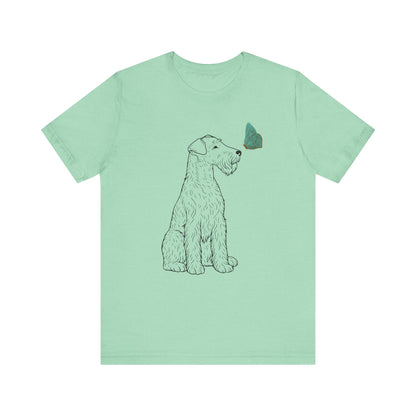 Airedale Terrier Butterfly TShirt