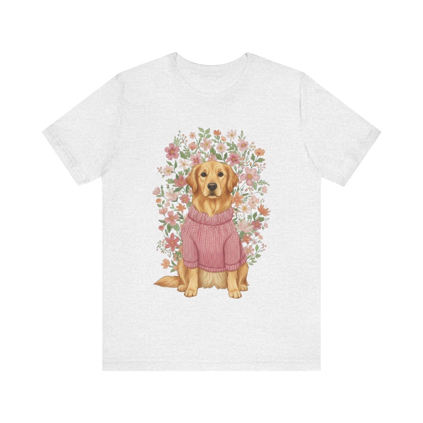 Golden Retriever Bouquet Tshirt
