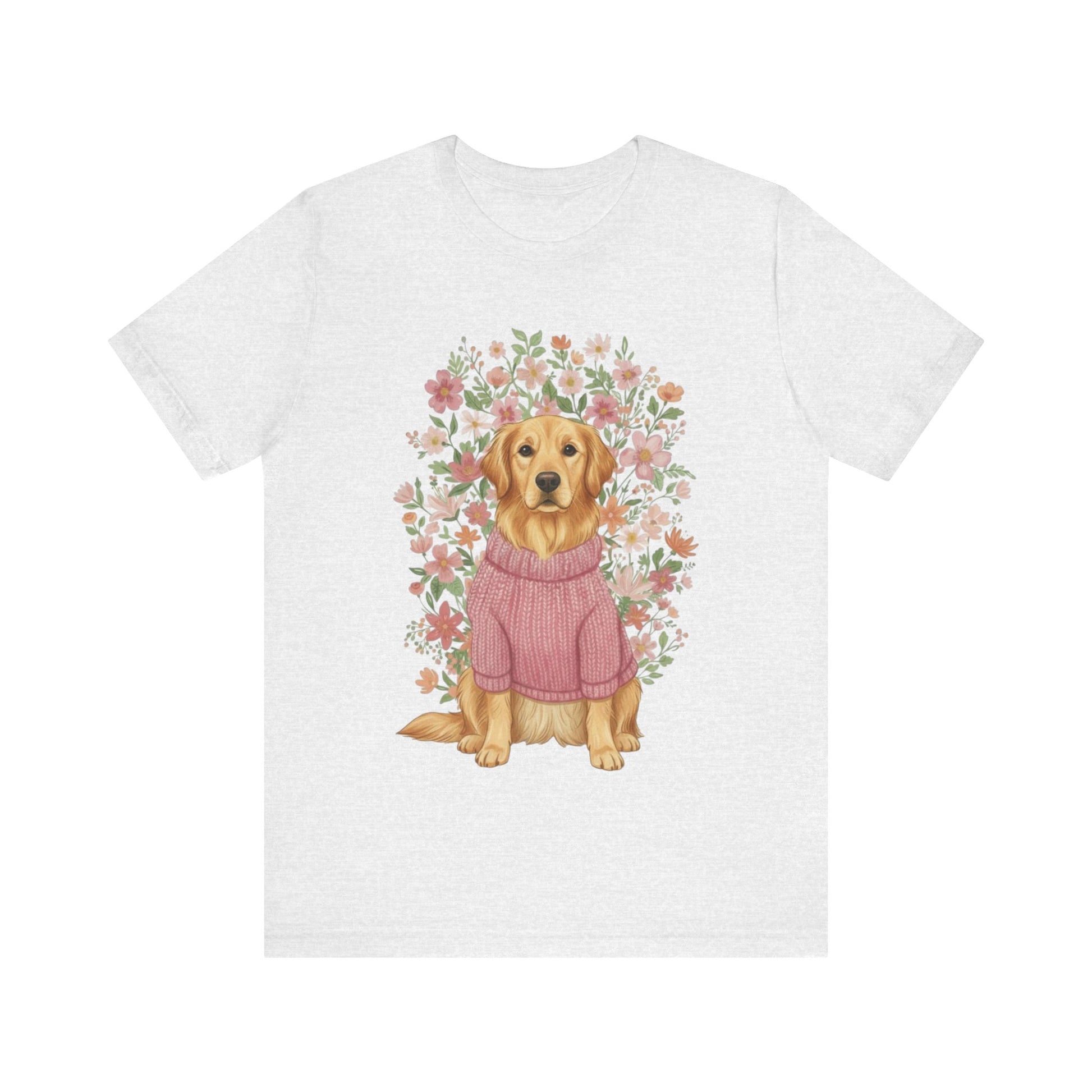Golden Retriever Bouquet Tshirt