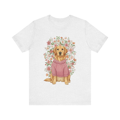 Golden Retriever Bouquet Tshirt