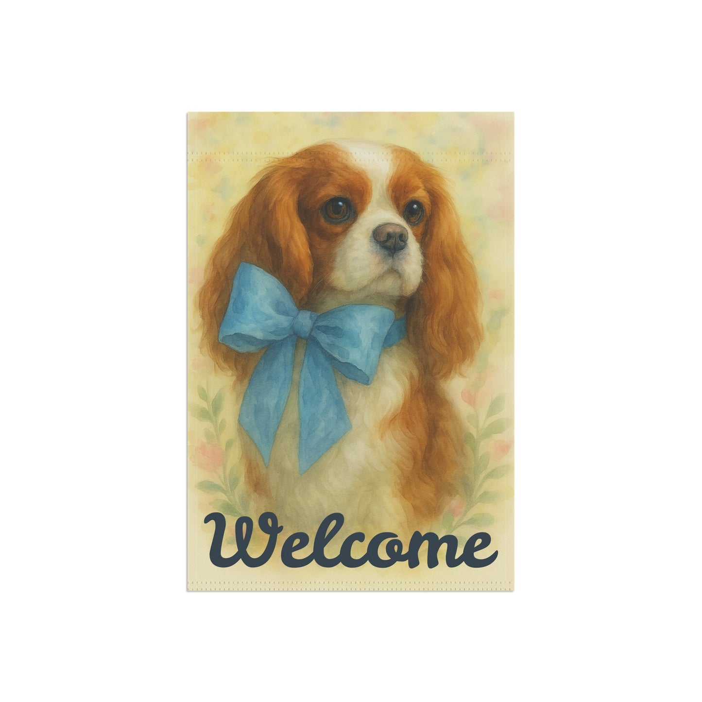 Blenheim Cavalier Blue Coquette Garden Flag