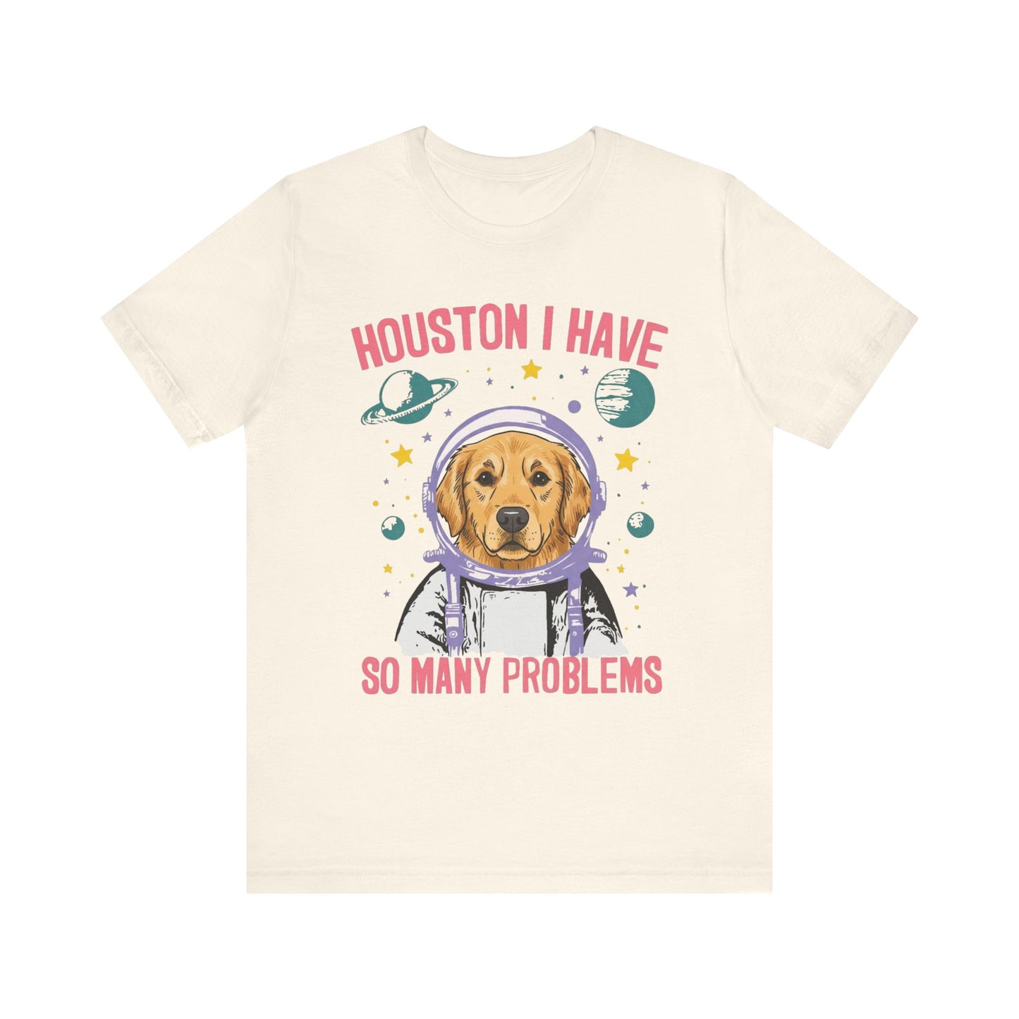 Golden Retriever Houston Space TShirt