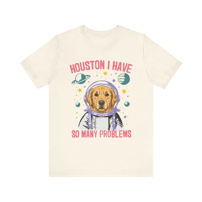 Golden Retriever Houston Space TShirt