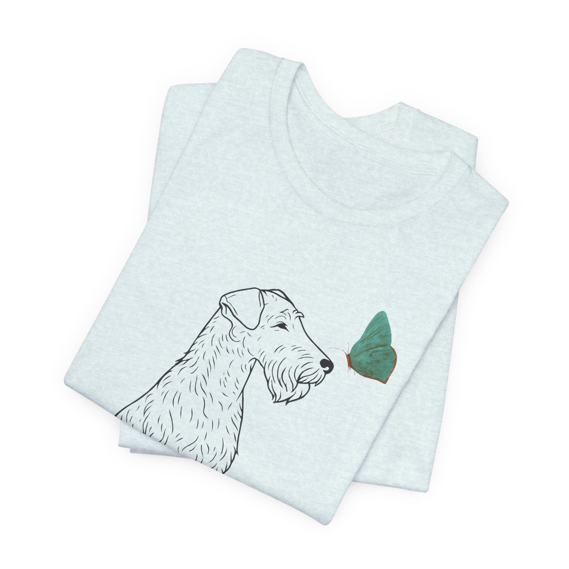 Airedale Terrier Butterfly TShirt
