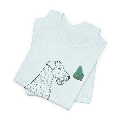 Airedale Terrier Butterfly TShirt