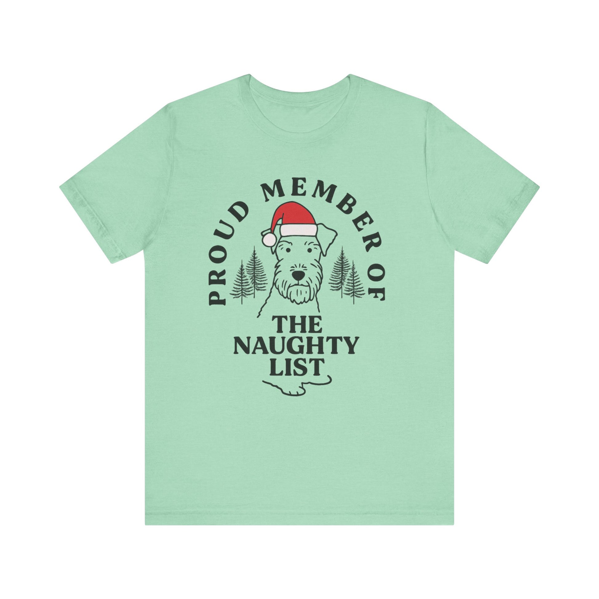 Airedale Terrier Naughty List TShirt