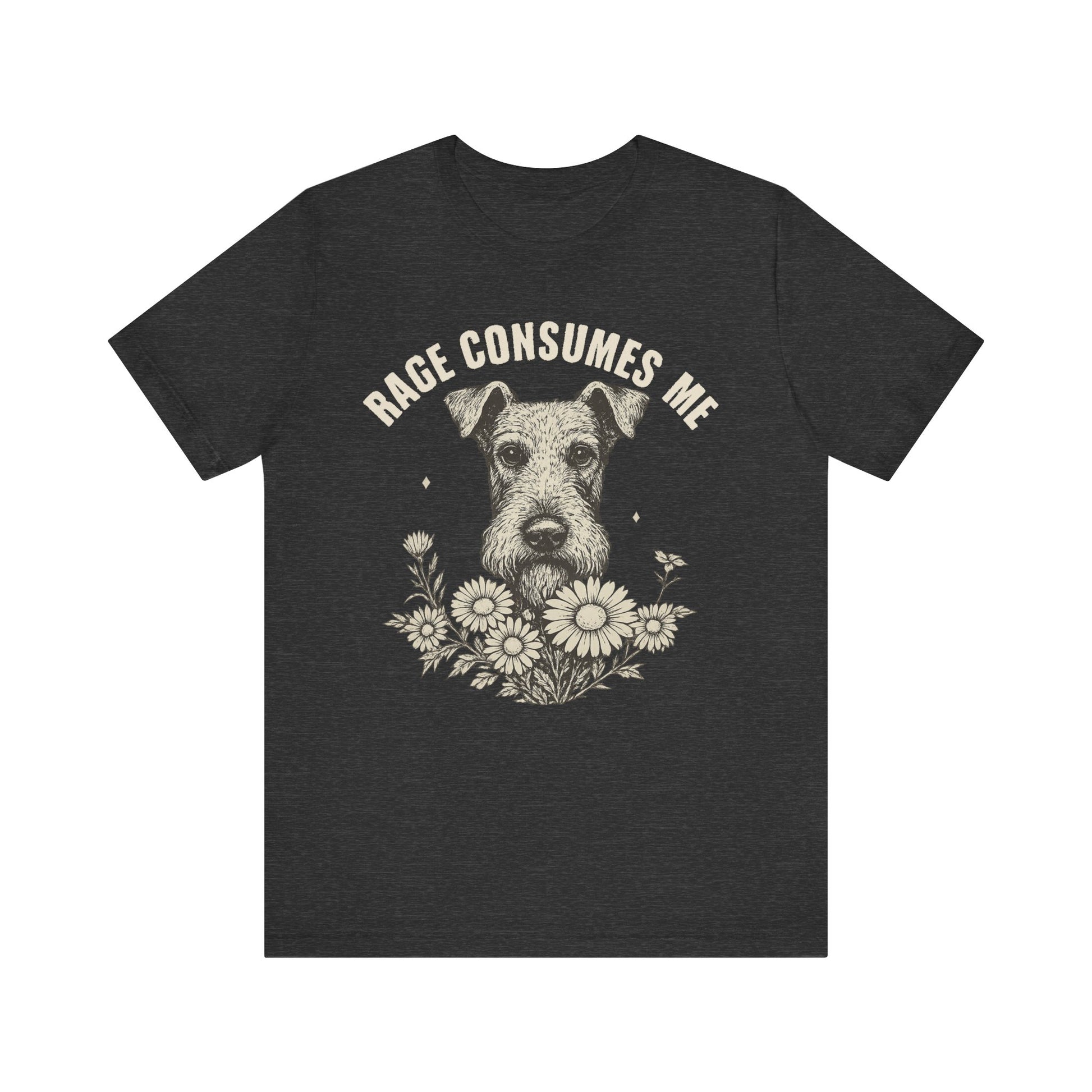 Airedale Terrier Rage Unisex Tshirt