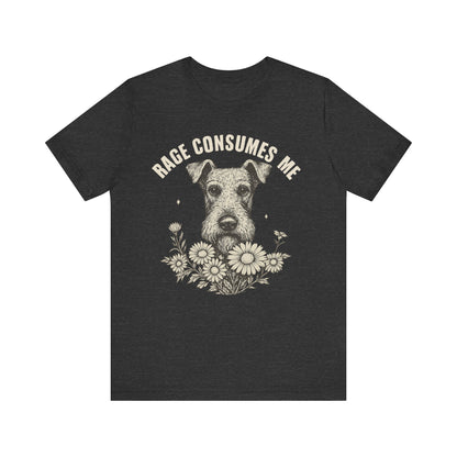 Airedale Terrier Rage Unisex Tshirt