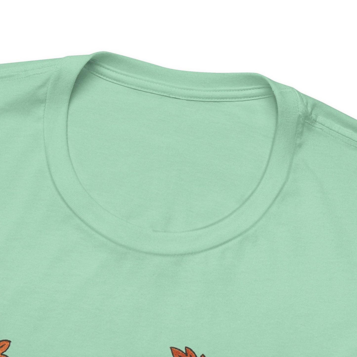 Piebald Frenchie Chasing Leaves TShirt