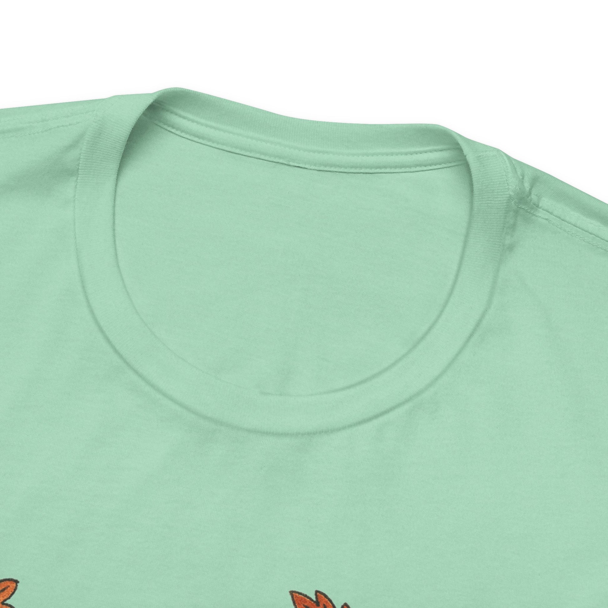 Piebald Frenchie Chasing Leaves TShirt