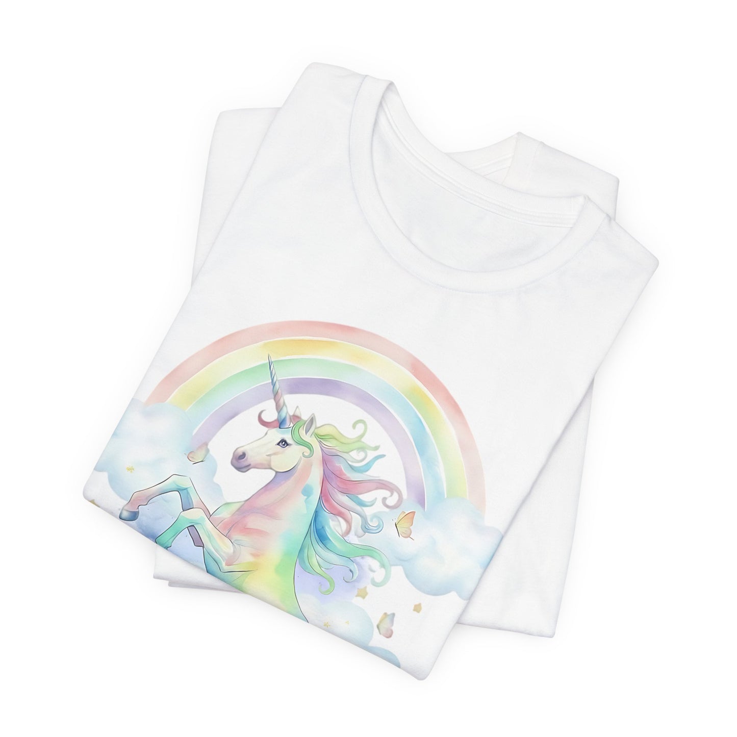 Ruby Cavalier Watercolor Unicorn Tshirt