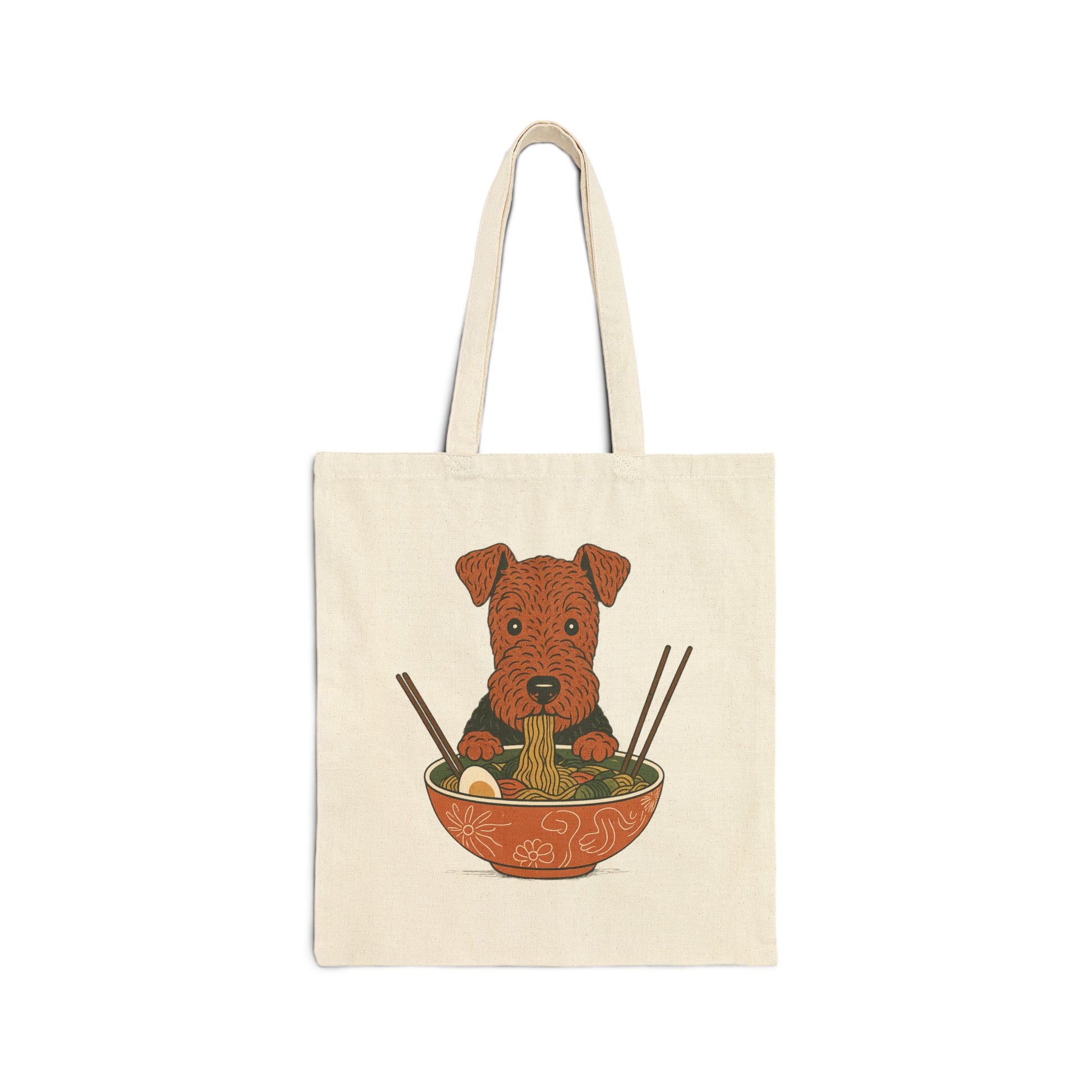 Airedale Terrier Ramen Tote Bag