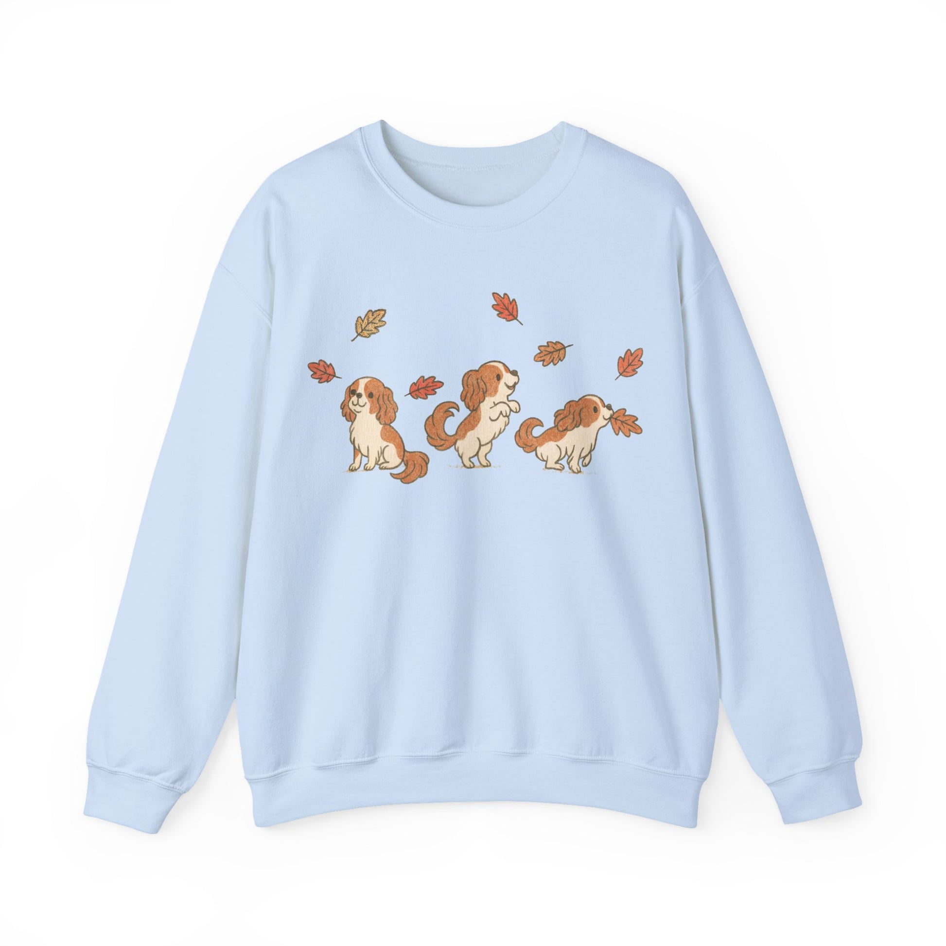 Blenheim Cavalier Chasing Leaves Sweatshirt