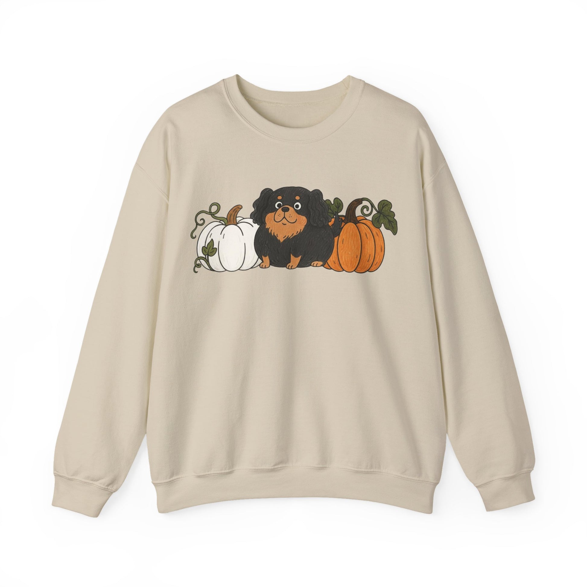 Black Tan Cavalier Pupkin Unisex Sweatshirt