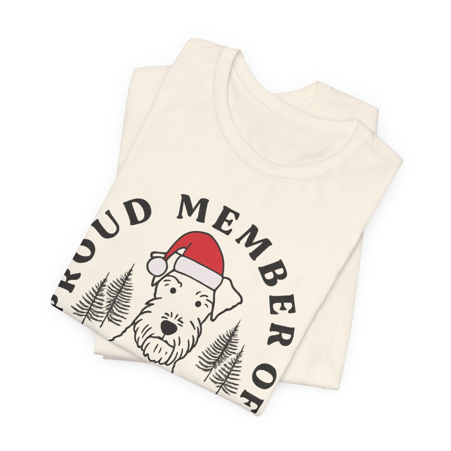 Airedale Terrier Naughty List TShirt