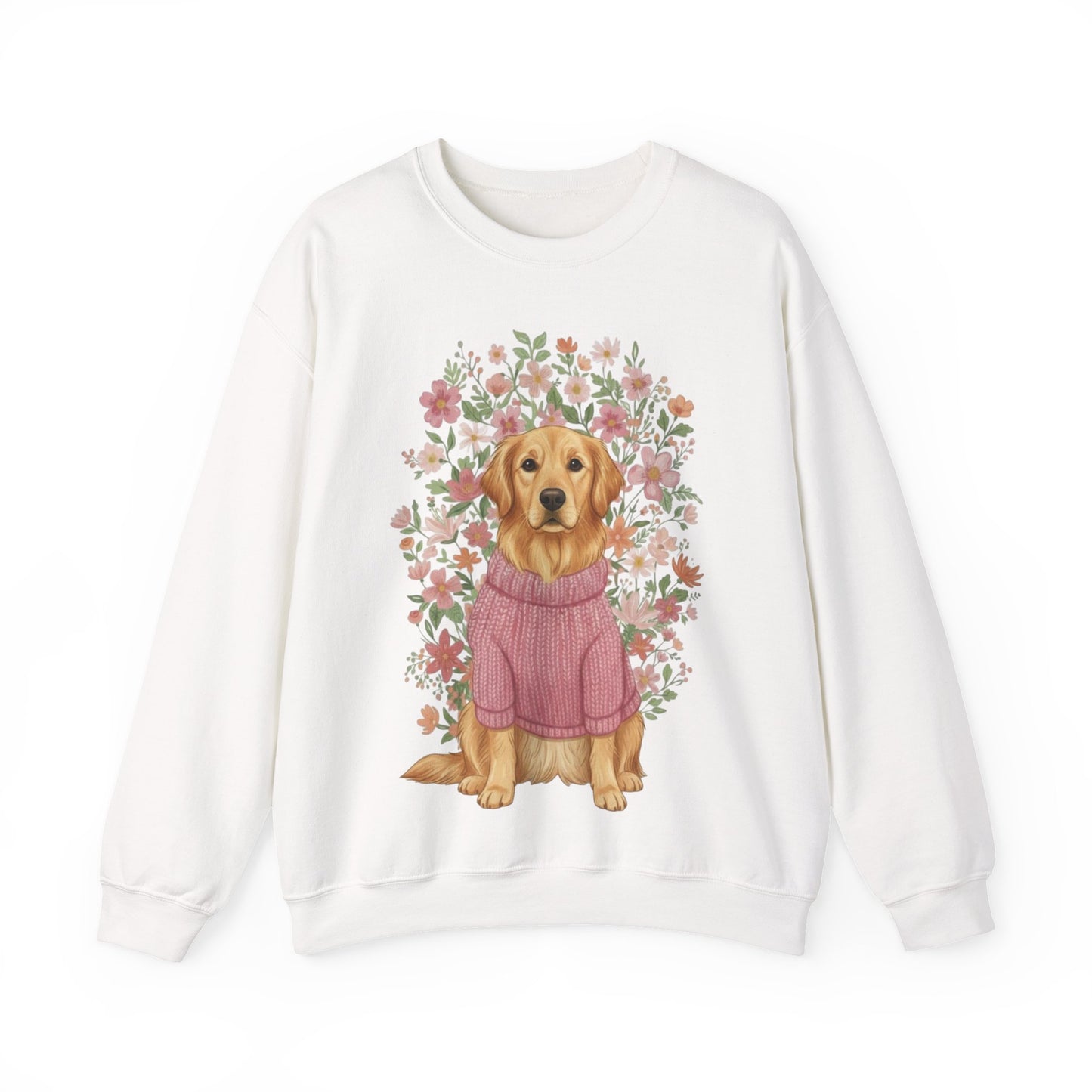 Golden Retriever Bouquet Sweatshirt