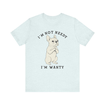 White French Bulldog Wanty TShirt