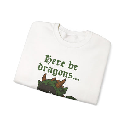 Black Frenchie Dragons Sweatshirt