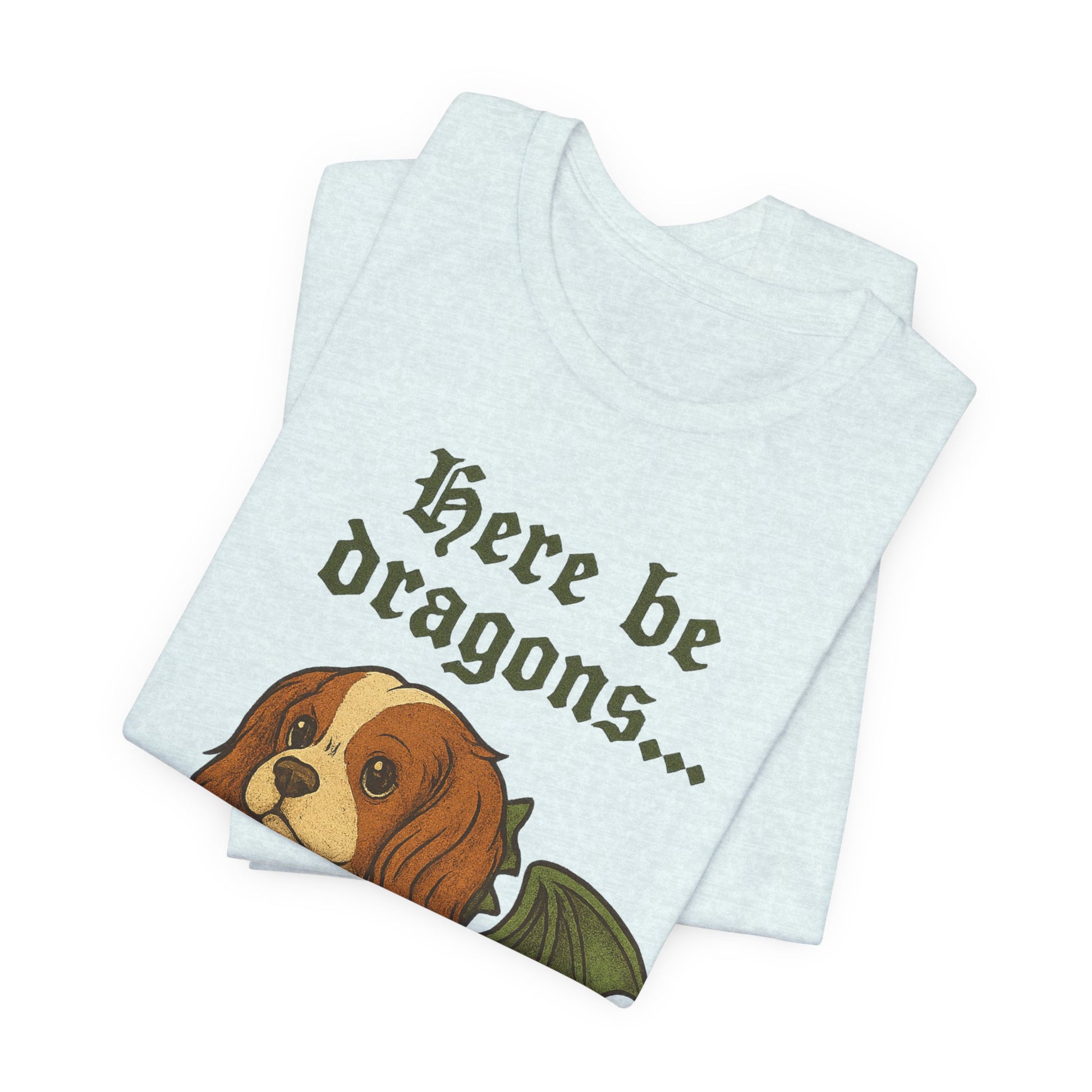 Blenheim Cavalier Here Be Dragons TShirt