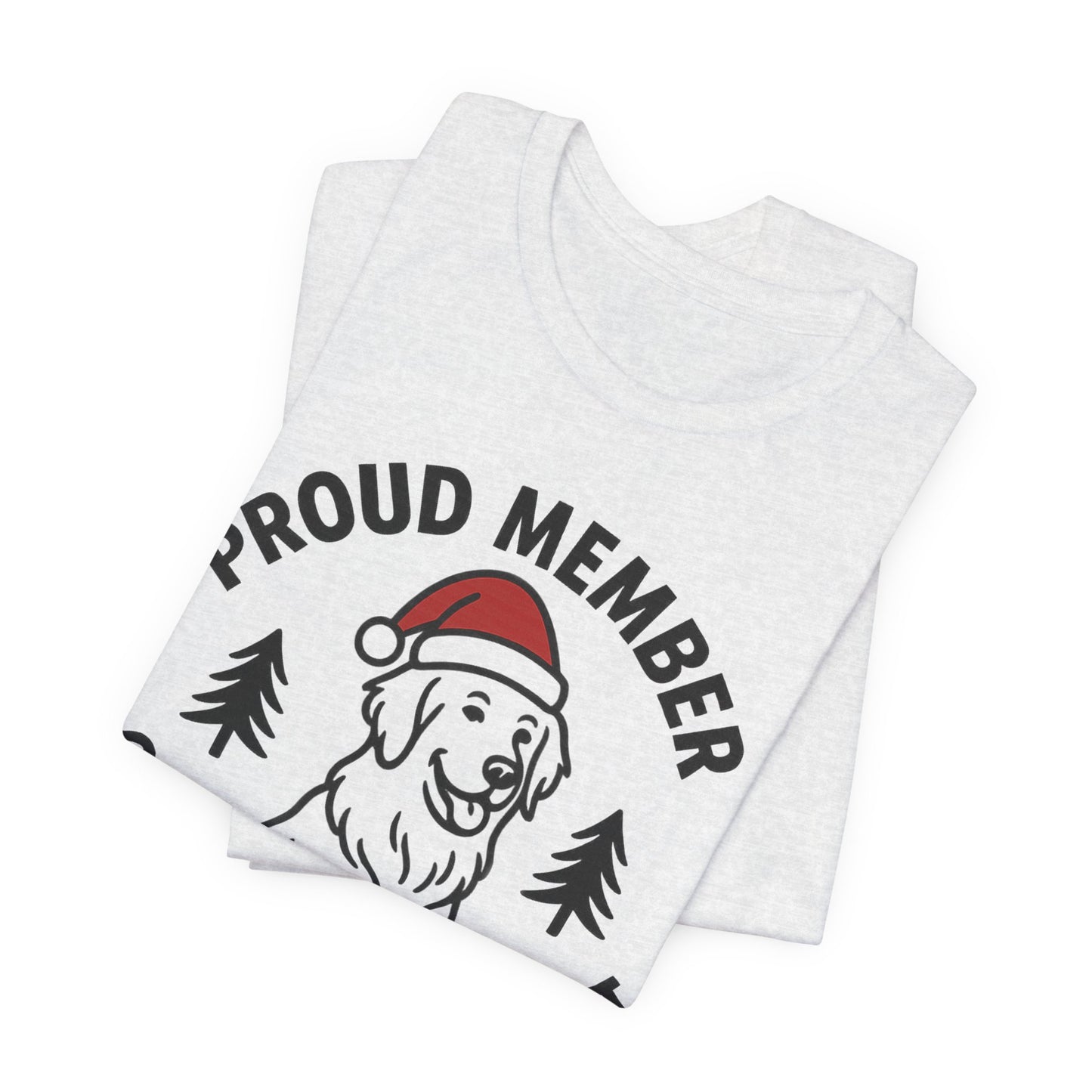 Golden Retriever Naughty List TShirt