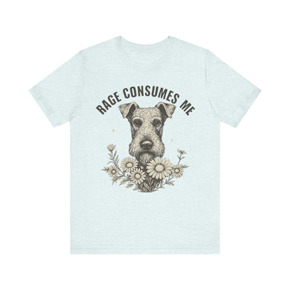 Airedale Terrier Rage Unisex Tshirt