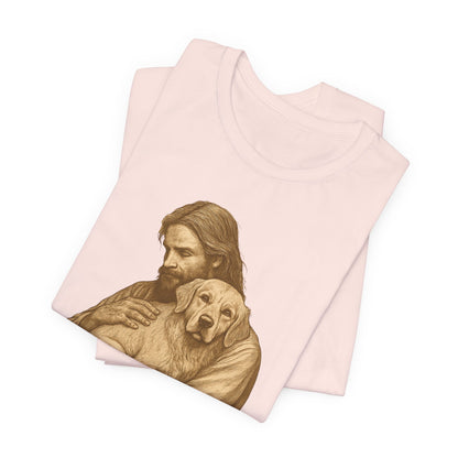 Golden Retriever Jesus TShirt