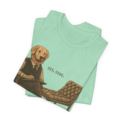 Therapy Golden Retriever Tshirt