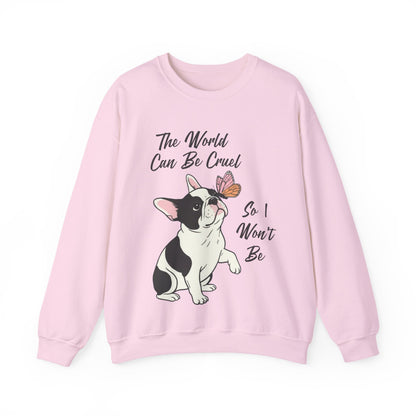 Cruel World Piebald Frenchie Sweatshirt